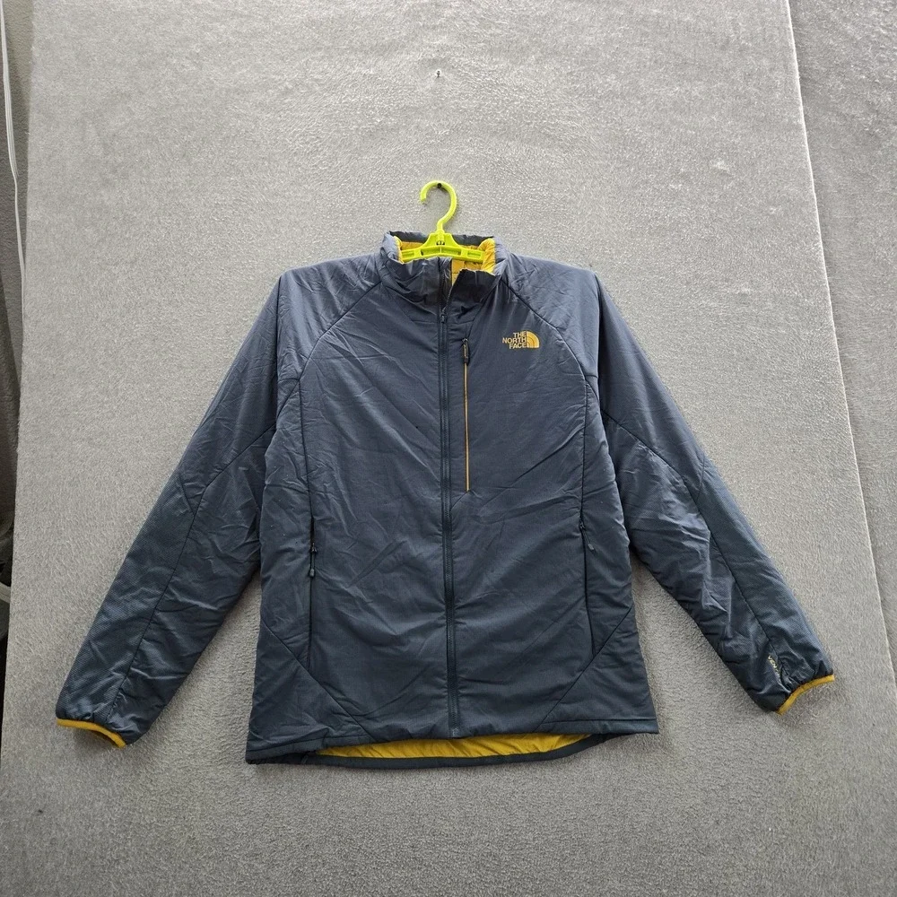 The North Face Men Jacket L/G Gray Nylon Ventrix Ultralight Puffer READ